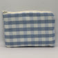 Pochette Vichy Bleu