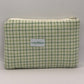 Pochette Carreaux Vert