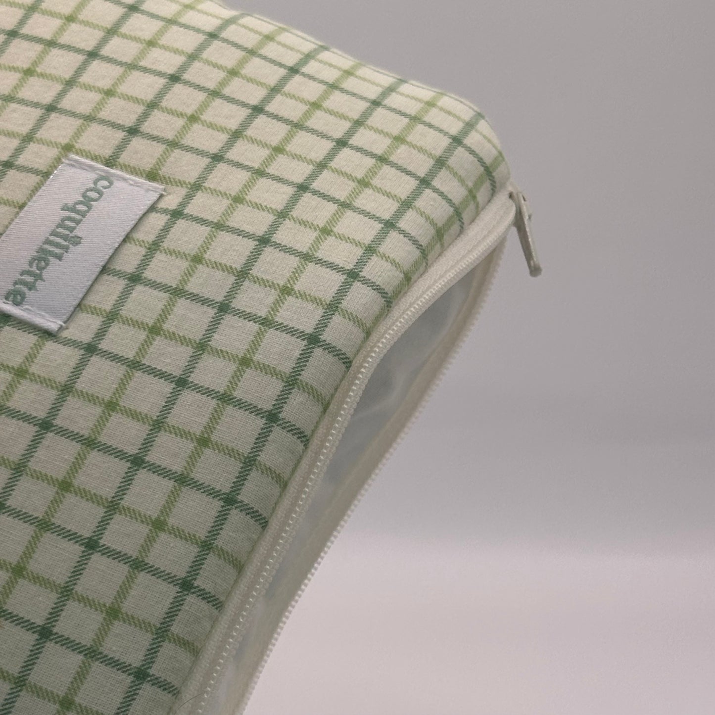 Pochette Carreaux Vert