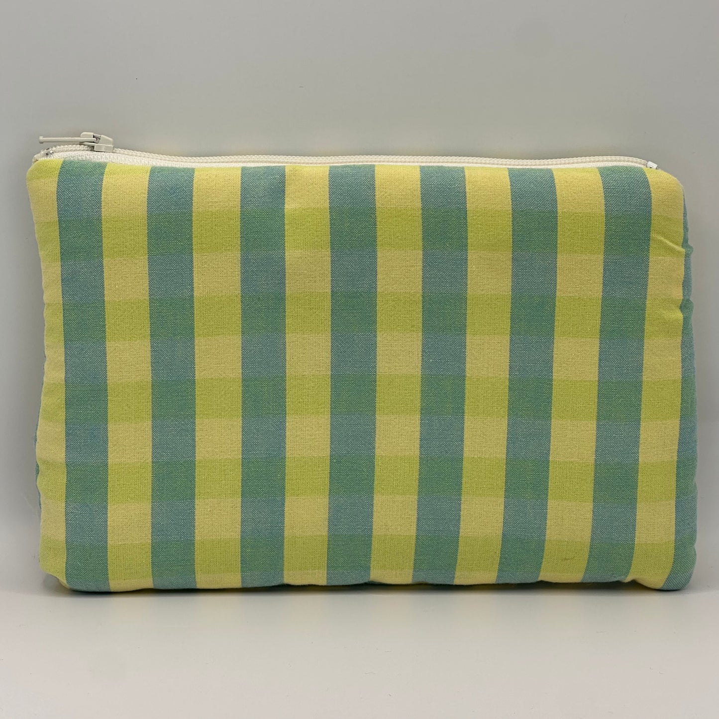Pochette Vichy Jaune et vert d'eau