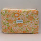 Pochette Orange Fleurs