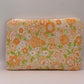 Pochette Orange Fleurs