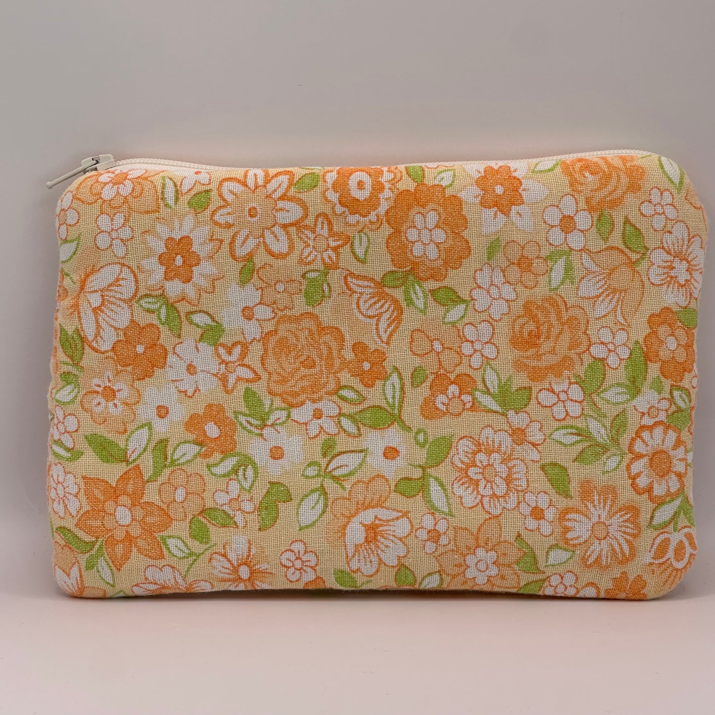 Pochette Orange Fleurs