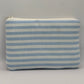 Pochette Rayé Bleu