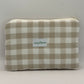 Pochette Vichy Beige