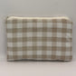 Pochette Vichy Beige
