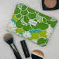 Pochette Fleurs Vert