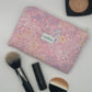 Pochette Fleurs Rose