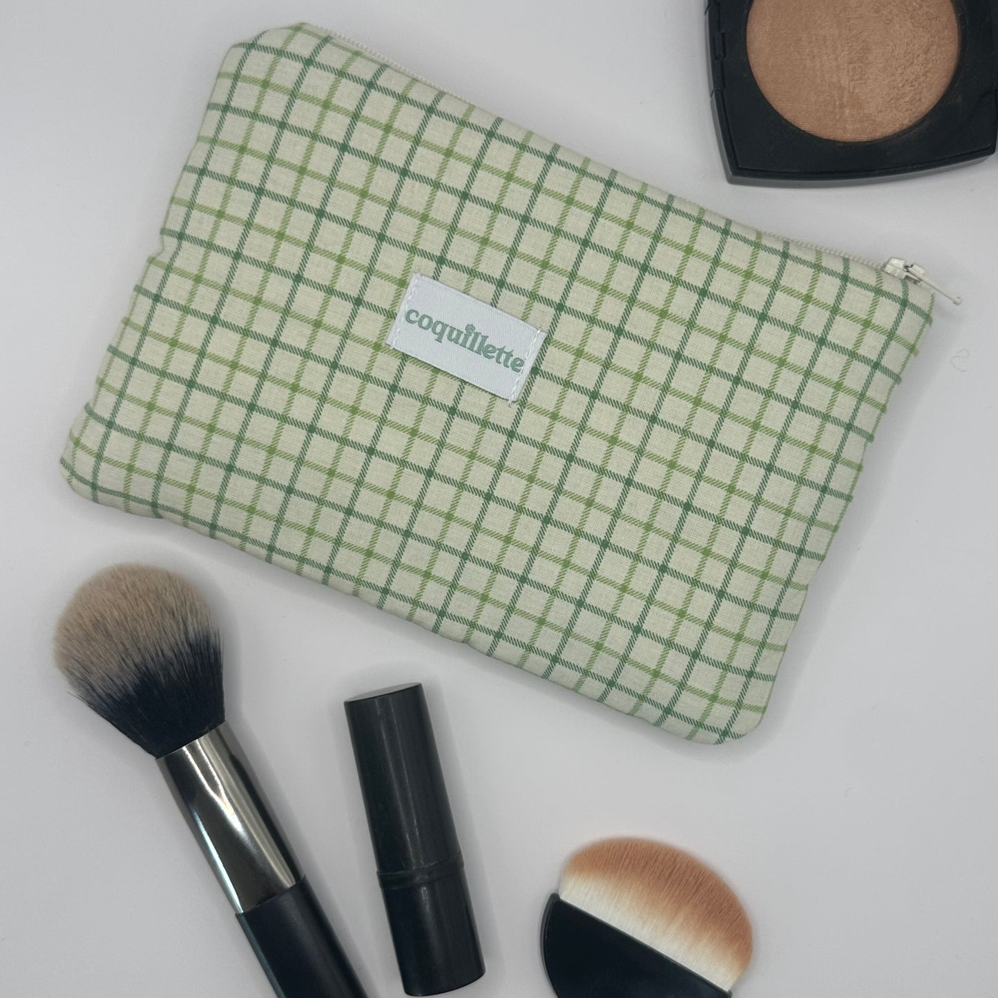 Pochette Carreaux Vert