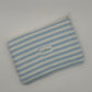 Pochette Rayé Bleu