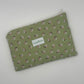 Pochette Vert Fleurs