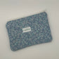 Pochette Fleurs Bleu