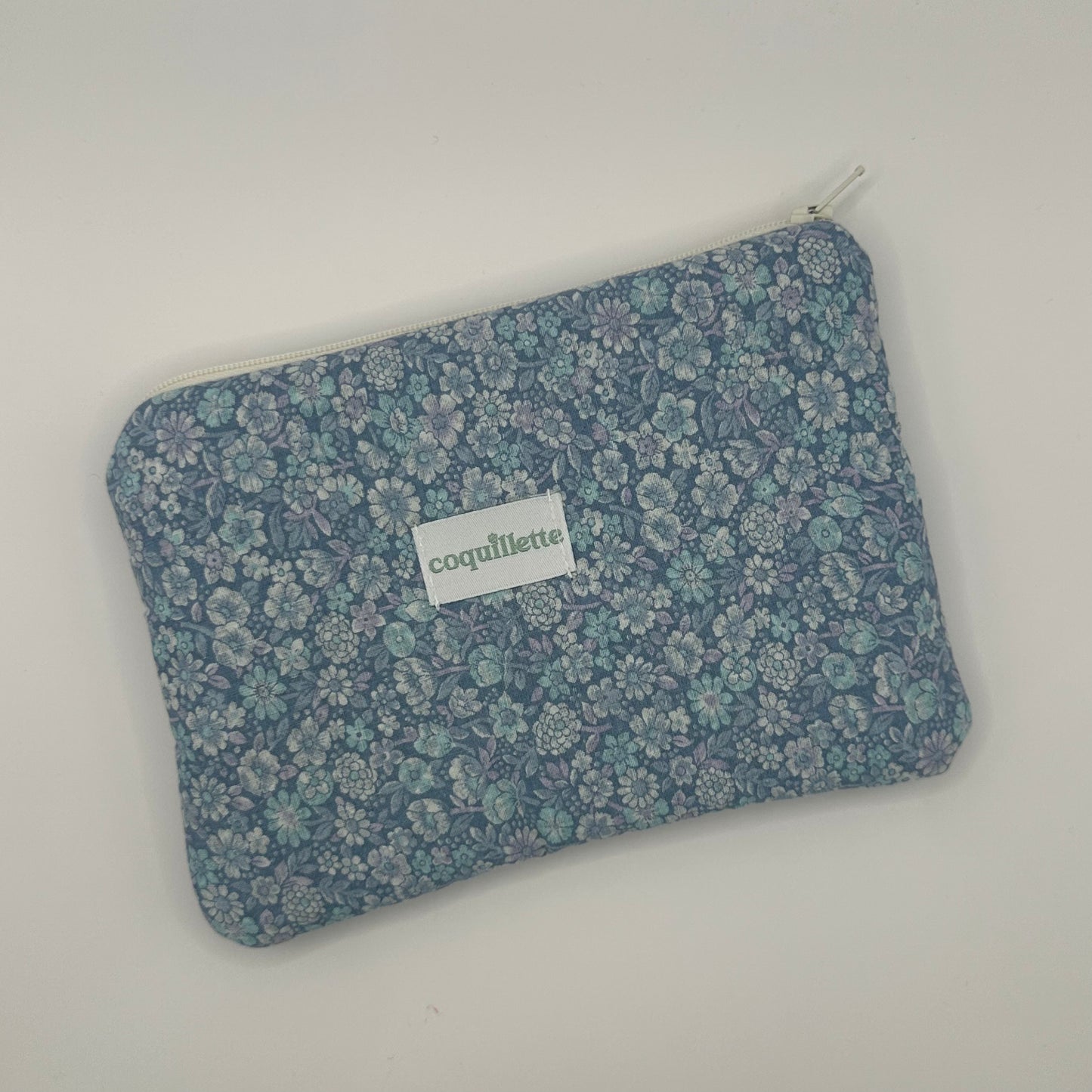 Pochette Fleurs Bleu