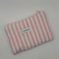 Pochette Rayée Rose