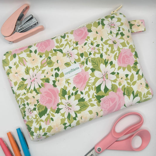 Grande Pochette Vert Rose