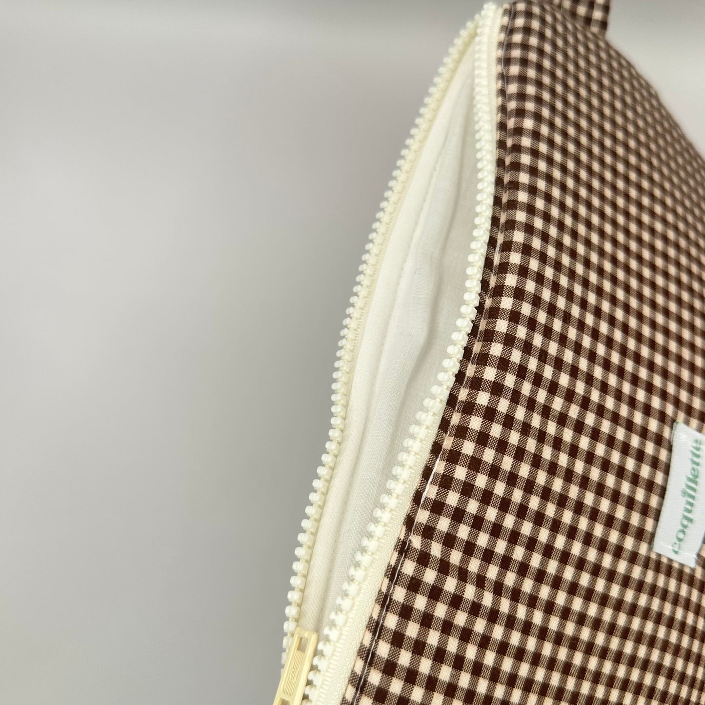 Grande Pochette Vichy Marron