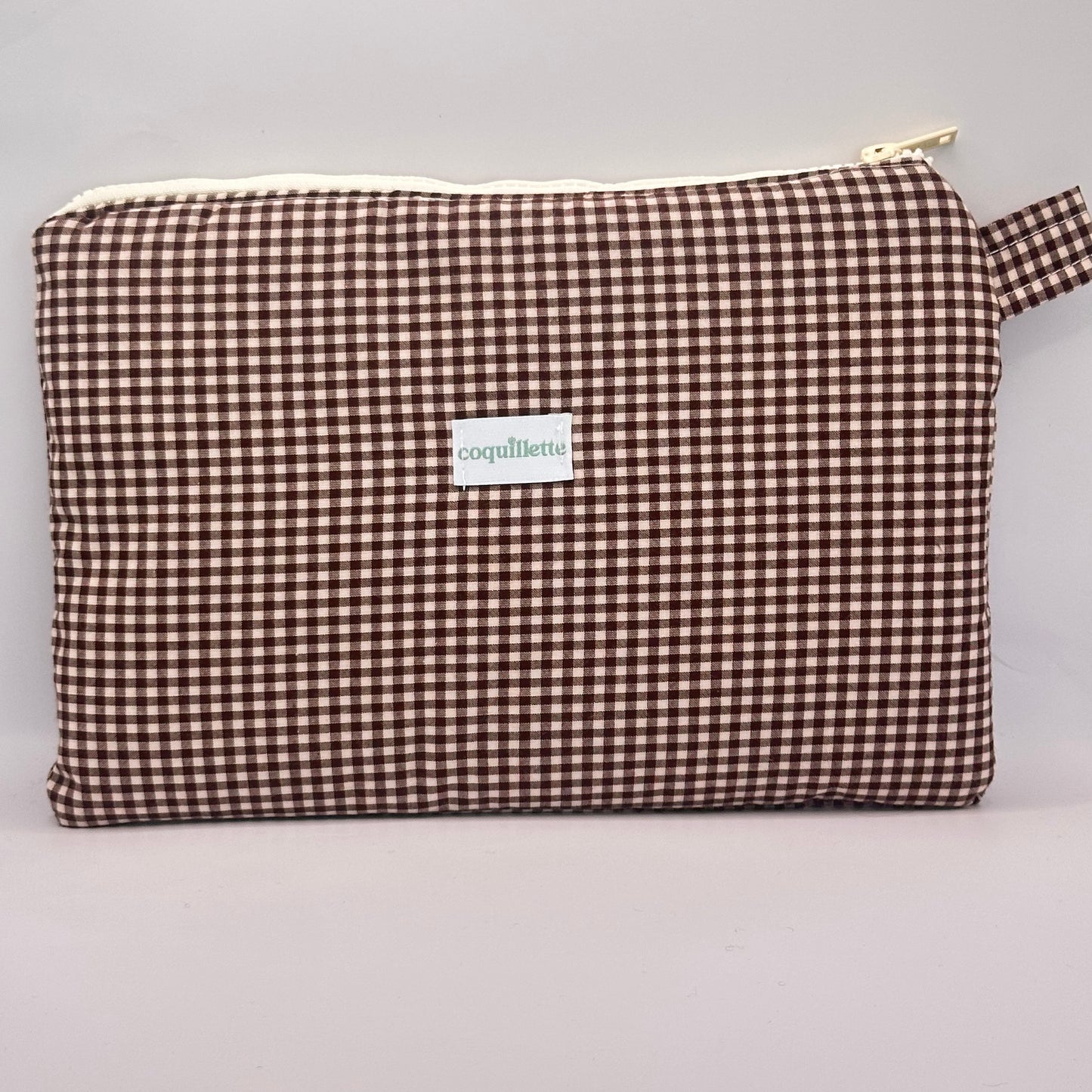 Grande Pochette Vichy Marron