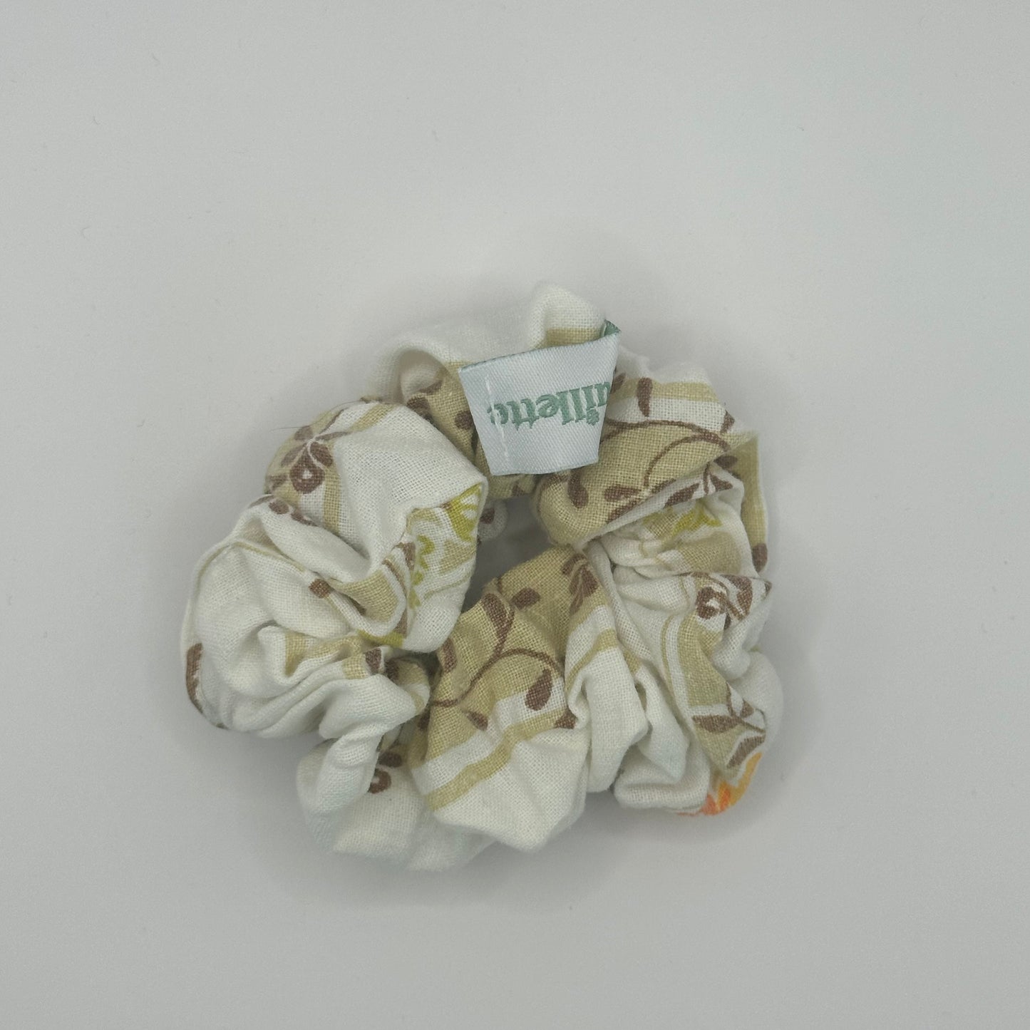 Chouchou Blanc Fleurs
