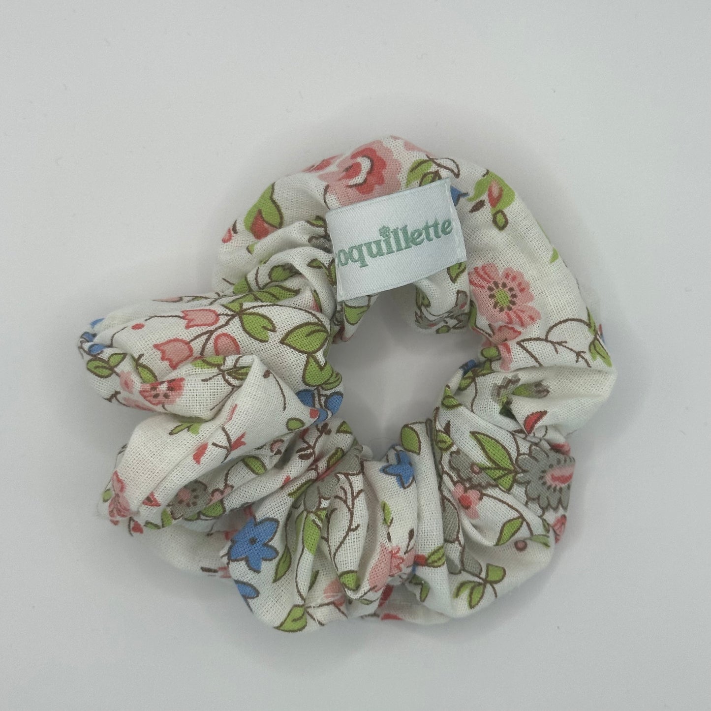 Chouchou Blanc Fleurs