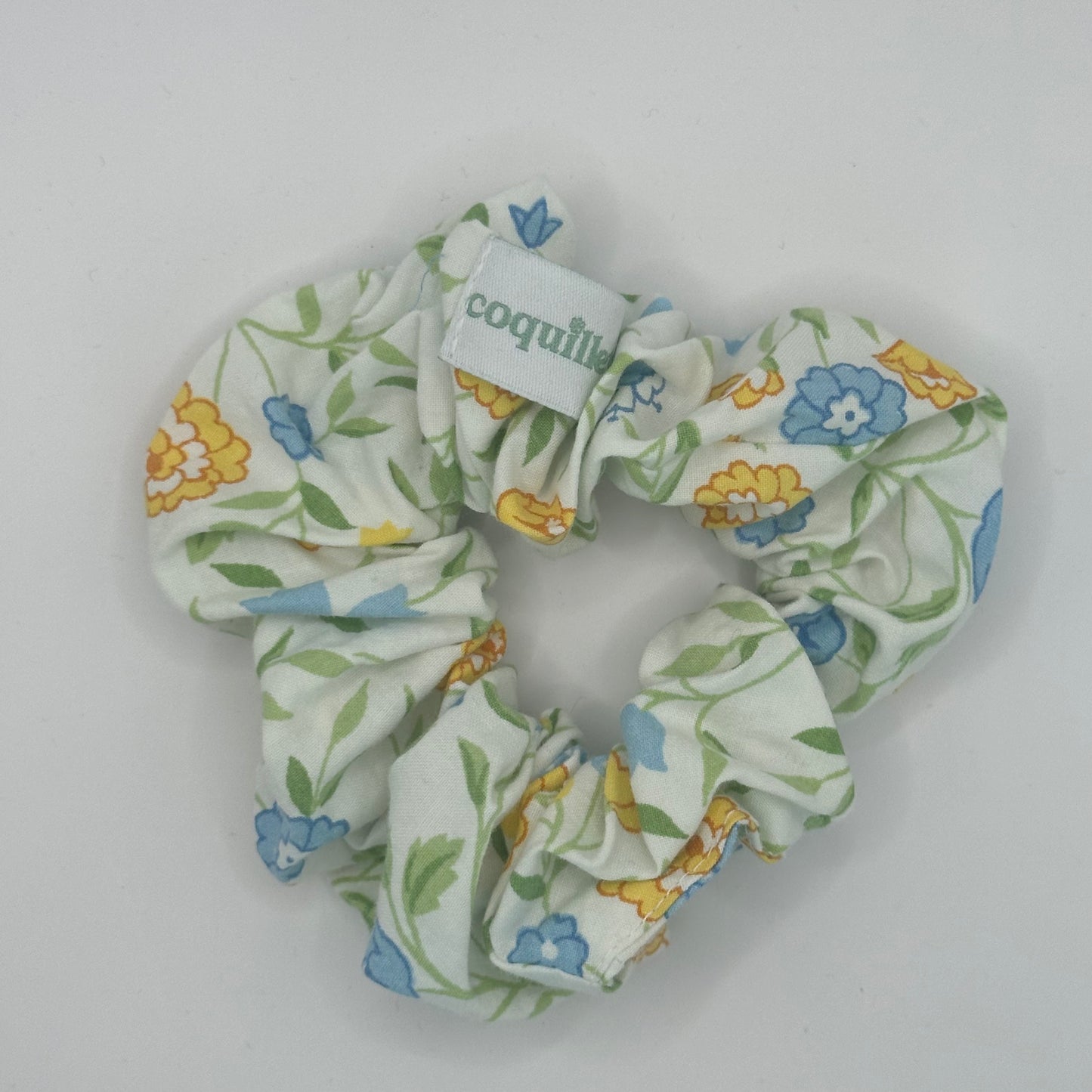 Chouchou Blanc Fleurs