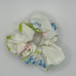 Chouchou Blanc Fleurs