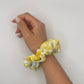 Chouchou Jaune Fleurs