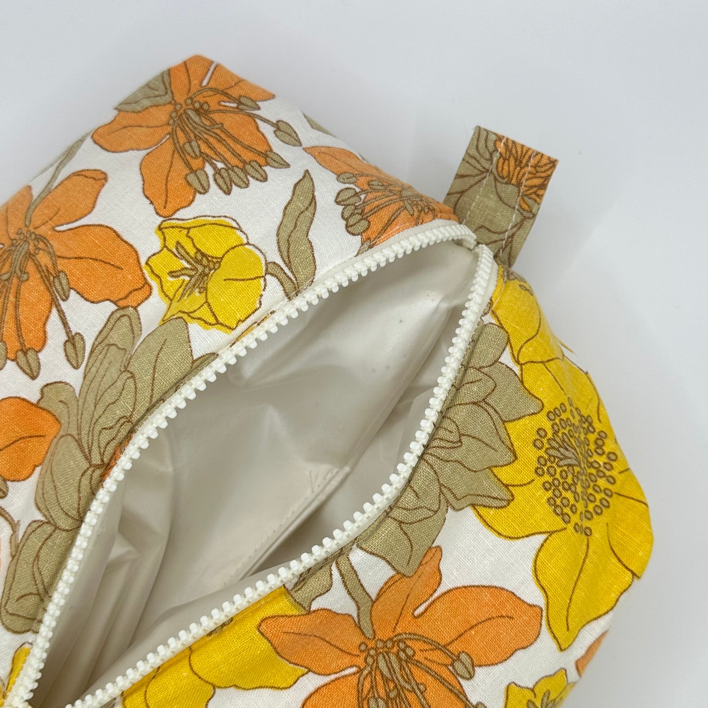 Trousse de toilette Fleurs Jaune Orange