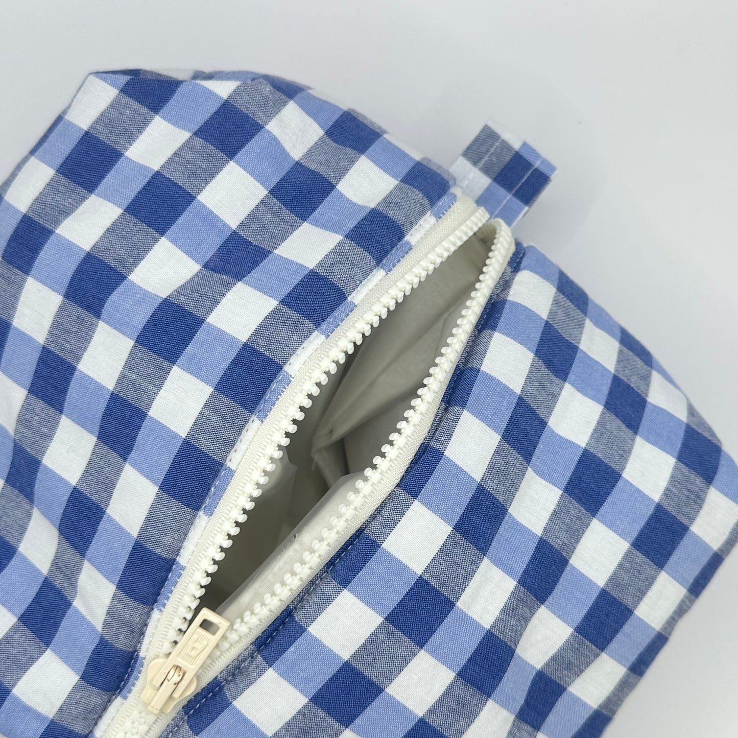 Trousse de toilette Vichy Bleu