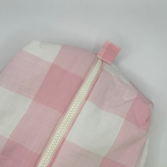 Trousse de toilette Carreaux Rose