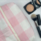 Trousse de toilette Carreaux Rose