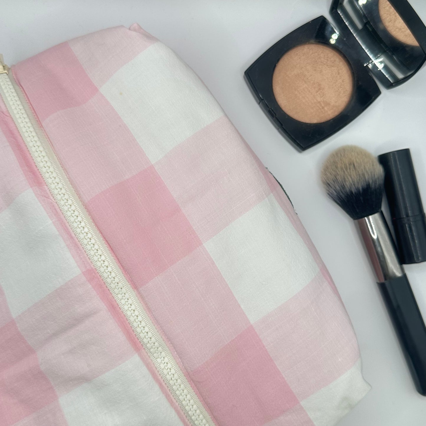 Trousse de toilette Carreaux Rose