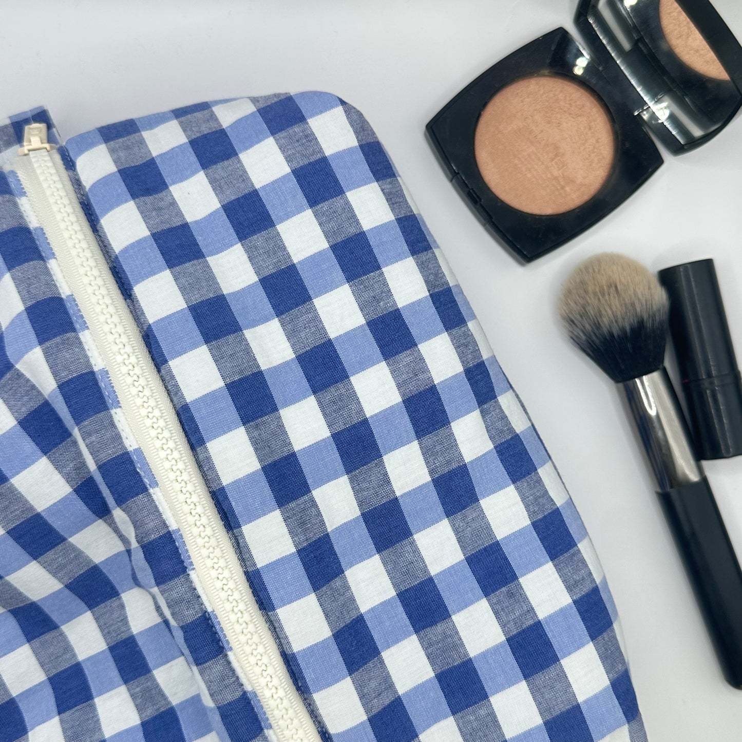 Trousse de toilette Vichy Bleu
