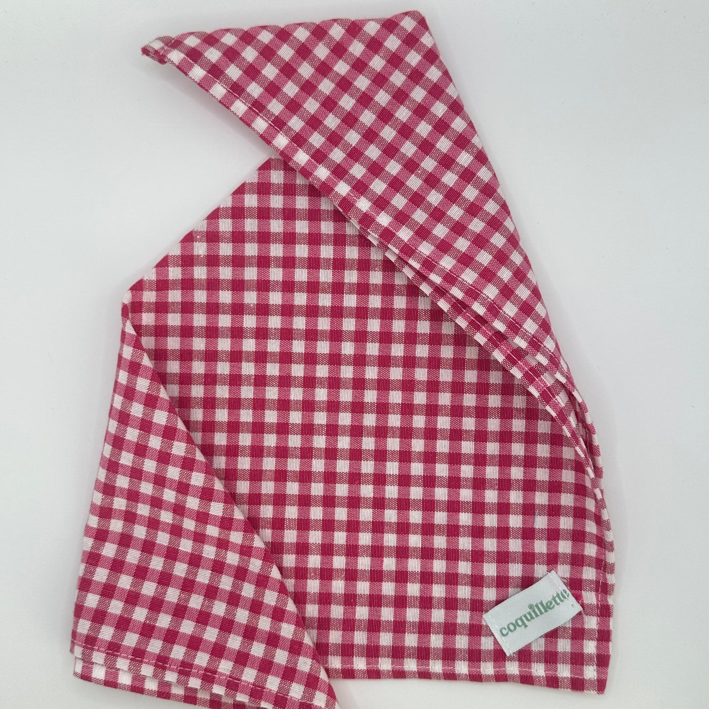 Petit Foulard Vichy Framboise
