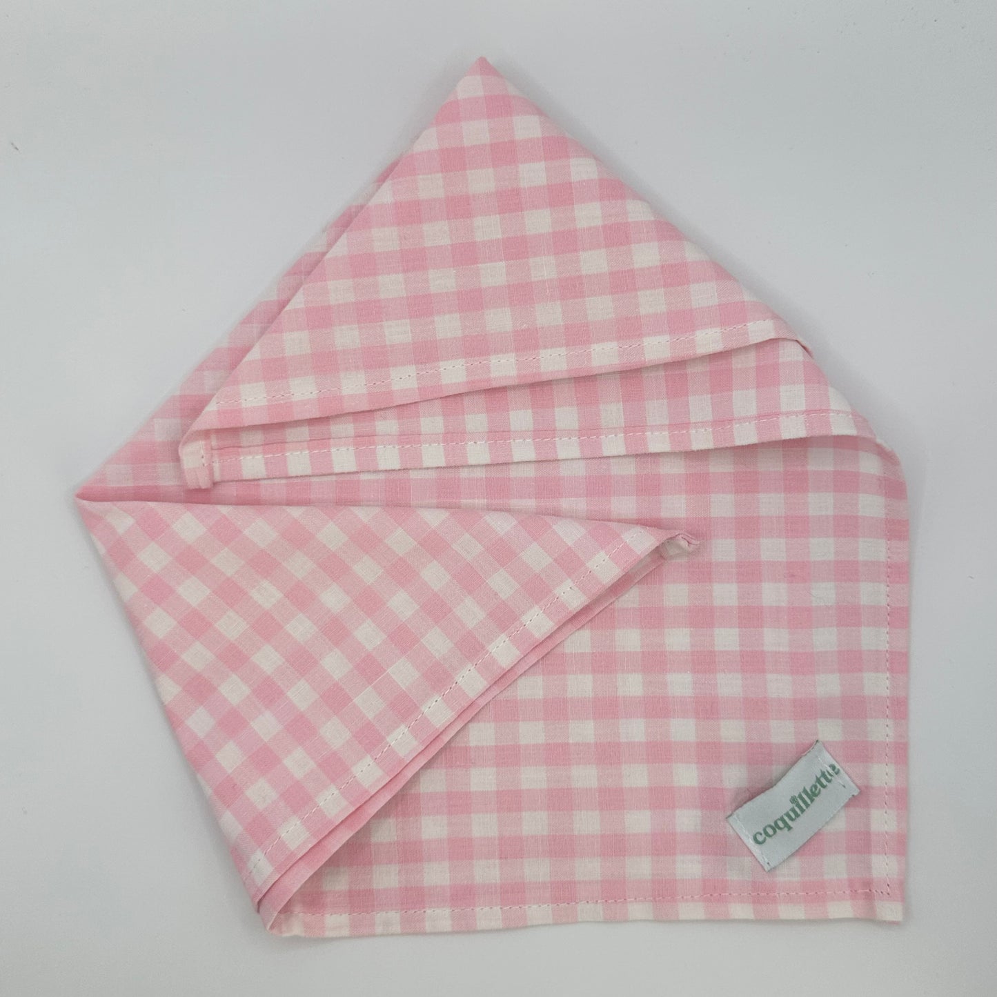 Petit Foulard Vichy Rose