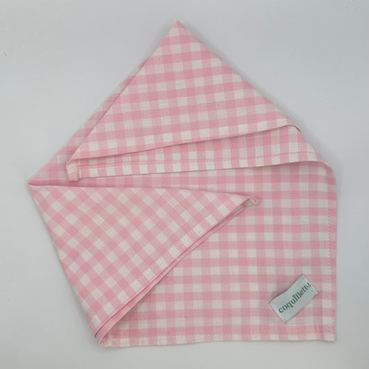 Petit Foulard Vichy Rose