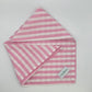 Petit Foulard Rayée Rose