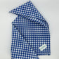 Petit Foulard Vichy Bleu Marine