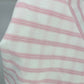 Grand Foulard Rayé Rose