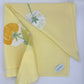 Grand Foulard Jaune Fleurs