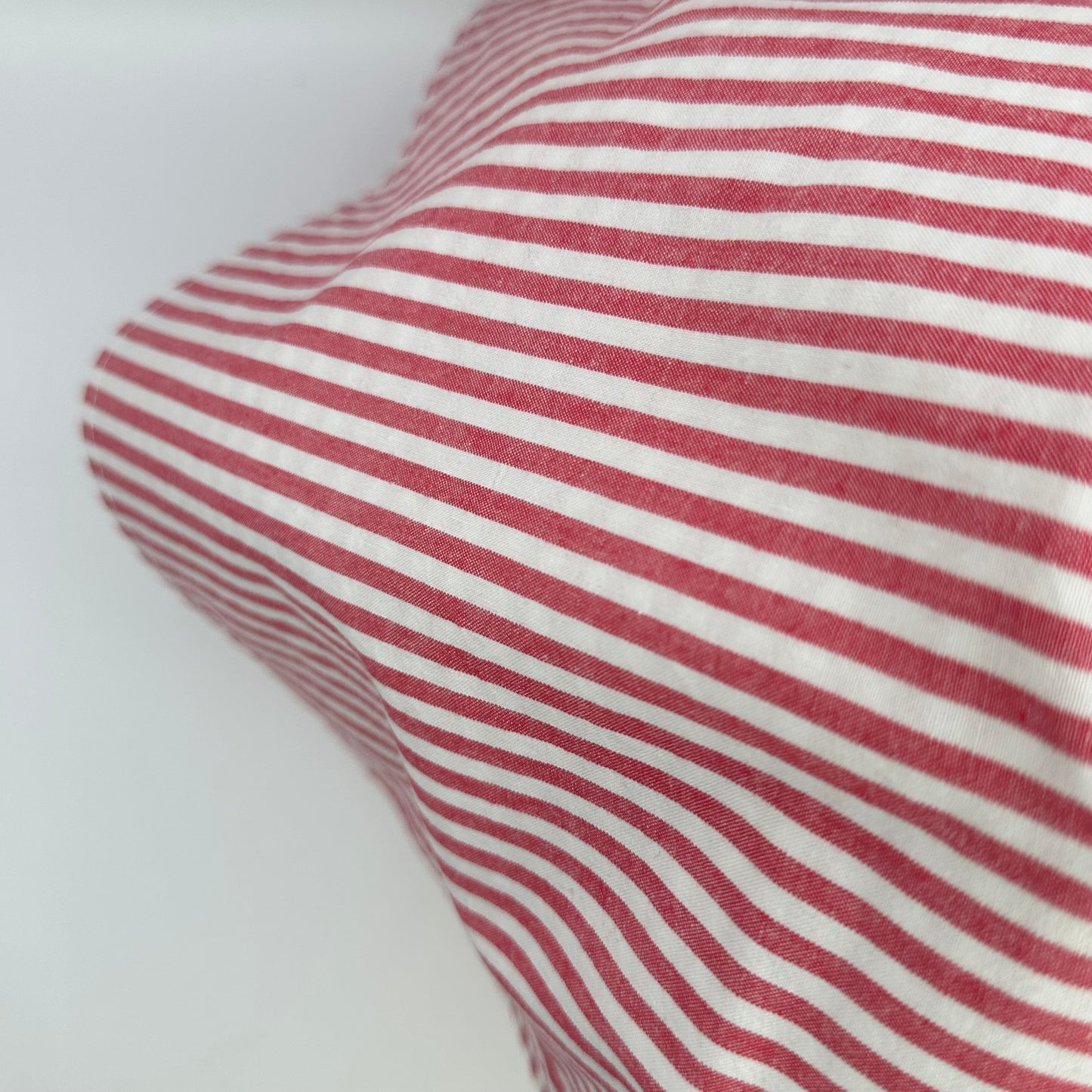 Grand Foulard Rayé Rouge