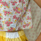 Top Fleurs Rose et Orange