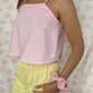 Top Vichy Rose
