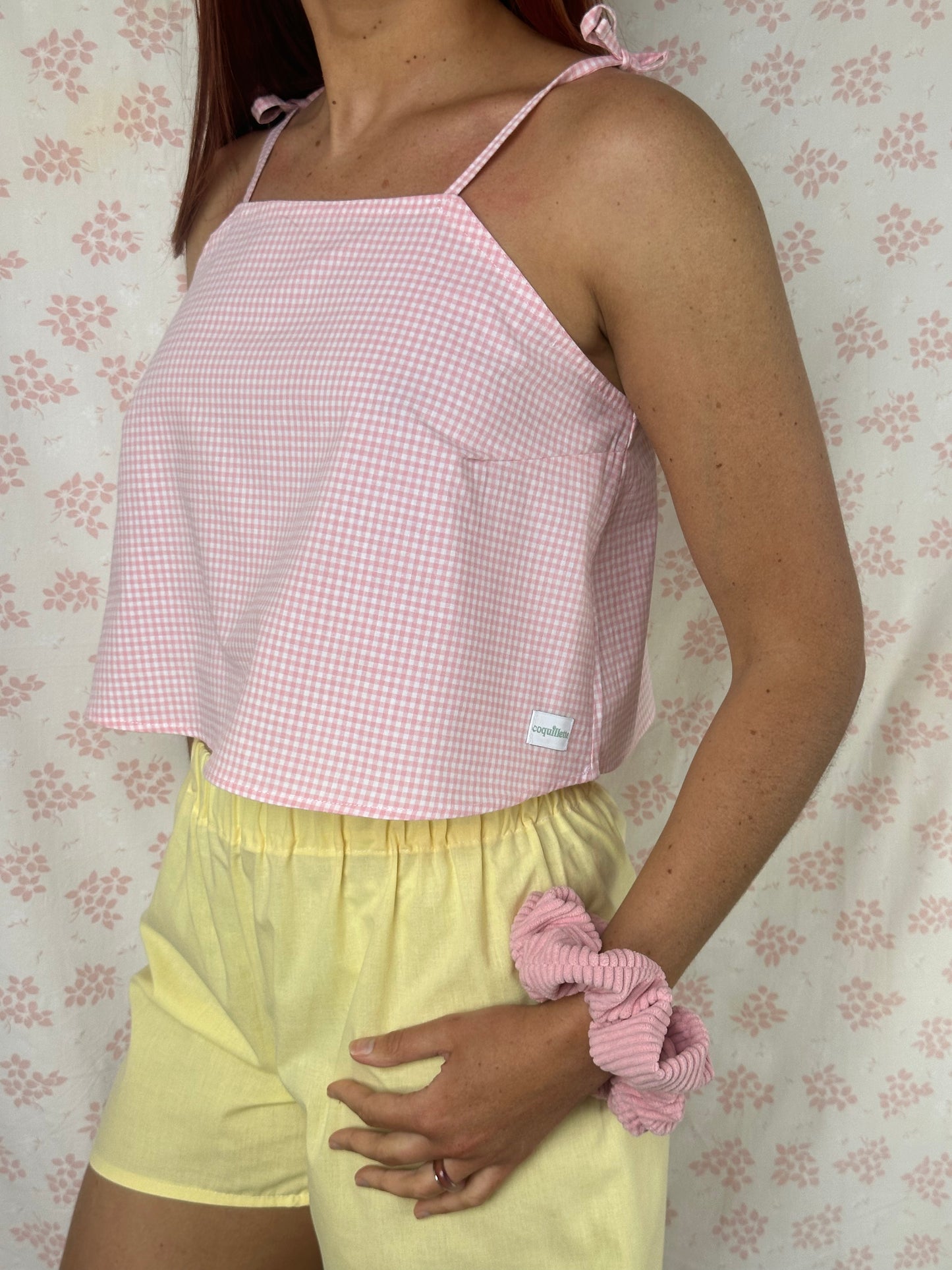 Top Vichy Rose