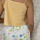Top Vichy Jaune