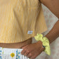 Top Vichy Jaune