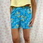 Short Fleurs Bleu