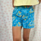 Short Fleurs Bleu
