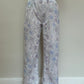 Pantalon Fleurs Bleu Lila