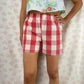 Short Vichy Rouge