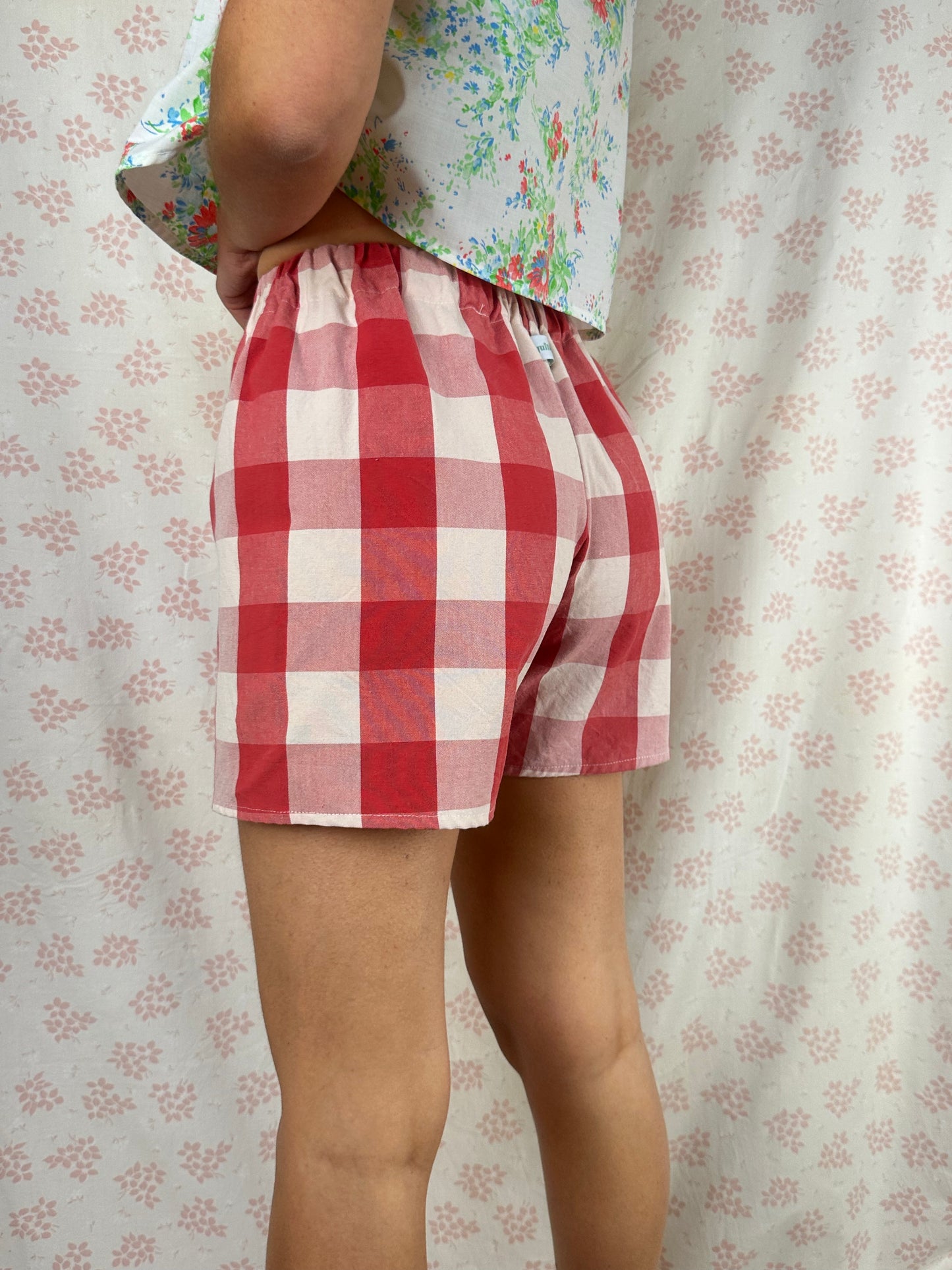 Short Vichy Rouge